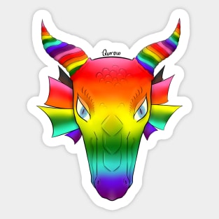 Gay Pride Flag Dragon - 2018 Sticker